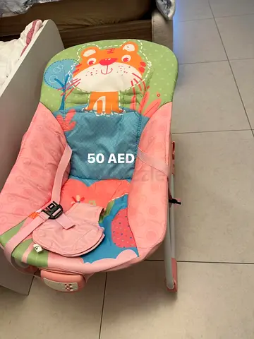 Baby Rocker/Bouncer Seat - Pink, Lightly Used
