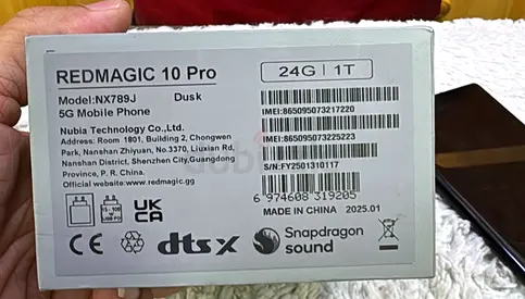 RedMagic gaming phone - transparent back, good condition