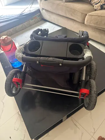 Compact Foldable Baby Stroller with Storage Tray