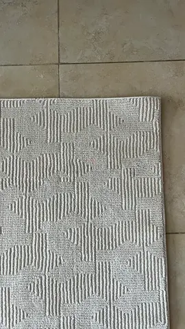Brand New Home Centre Carpet/Rug – Never Used – Beige/White
