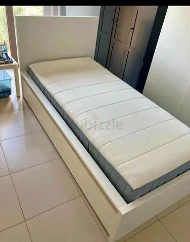 IKEA MALM Single Bed + Mattress