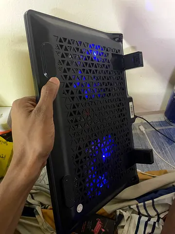 Branded Laptop cooler with stand (rgb light)