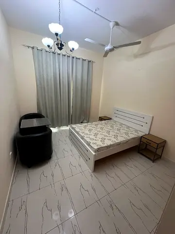 Master bedroom furnished attached with balcony and washroom Al Nahda 2 near pond park Dubai