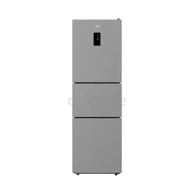 Beko 340L 3 Door Refrigerator, RTNT340E50VZX