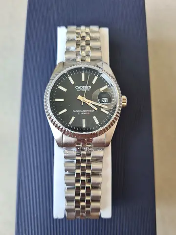 Brand New CADISEN Datejust-Style Automatic Men’s Watch – Unworn