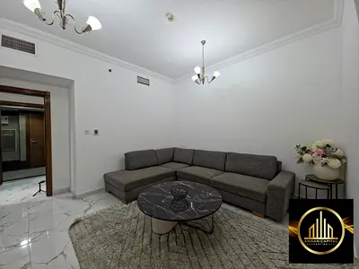 Fully furnished one-bedroom apartment in Oasis Tower 2, Al Rashidiya 1, Ajman. Resale opportunity.