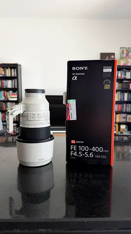 Sony FE 100-400mm F4.5-5.6 GM OSS Lens (White) with Box - Excellent Condition