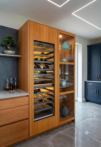 Gaggenau latest model series 400 wine fridge 3 zone temperature built-in fully-integrated