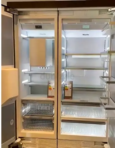 Miele new model integrated built-in fridge freezer set
