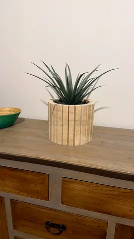 Decorative Naturel Travertine Plant Box