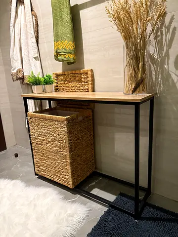 Minimalist Industrial Console Table