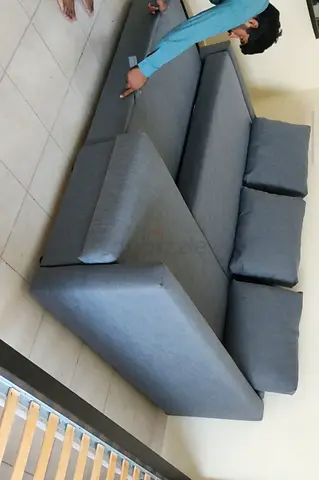 ✨L shaped sofa comebed with storage ✨