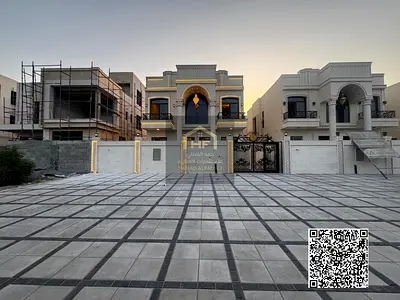 Classic luxury villa for sale in Al Zahia, Ajman – prime location near Sheikh Mohammed Bin Zayed Road – price includes all registration and ownership