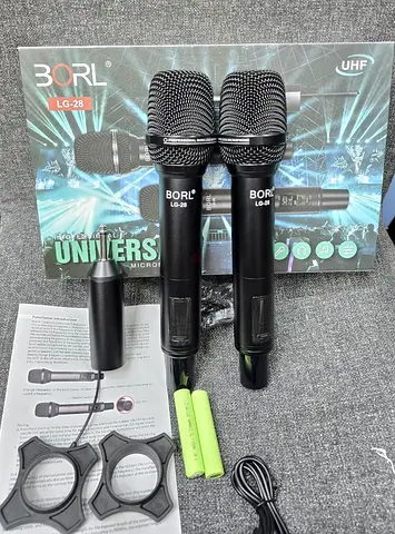 Borl LG-28 wireless microphone set 2 in 1 - Brand new