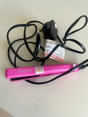 Pink Compact Hair Straightener - Used, Working