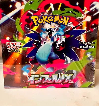 Japanese Pokémon Card Booster Box — Mega Charizard X (Sealed)