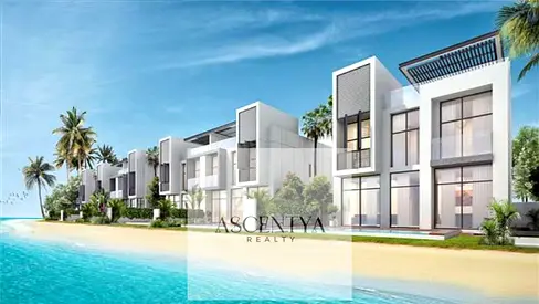 Beach Front Ready to move Villas | 5 Bed + Maid + Closed Kitchen | Wake Up With Sound Of Waves | Island Living Life Style | Private Beach