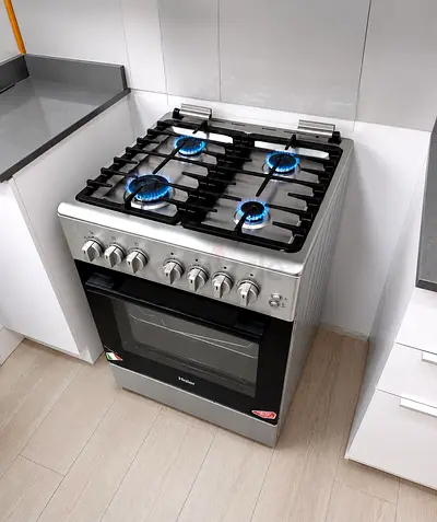 Gas stove 60cm , with warranty and delivery free