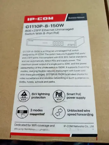IP.com Poe switch