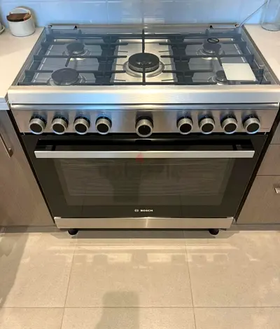 Bosch Gas Cooker 5 Burner 90 Cm Latest Model Oven With Fan