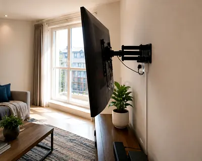 55 inch TCL TV LED 4K QD-Mini Premium LED - FREE Wall Mount Steel Bracket - Tilt Swivel