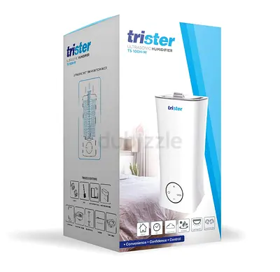 Trister Ultrasonic Humidifier TS-1001-H - New in Box - Used once to test.