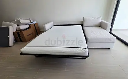 Ikea vimle L shape sofa bed with mattress