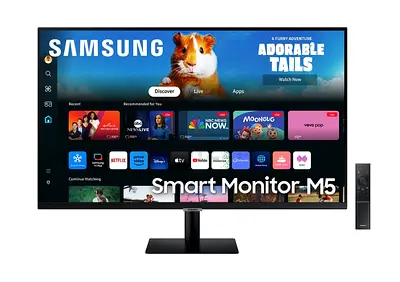 Samsung Smart Monitor M5 32-inch (Like New) - 4K/UHD Smart Display with Remote