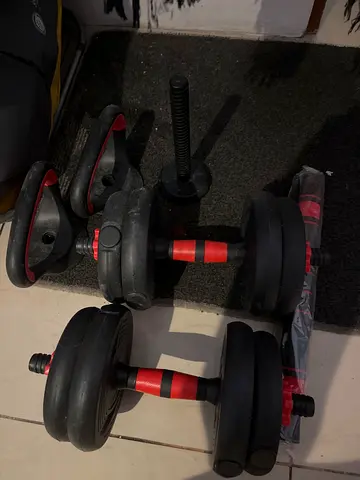 Adjustable Dumbbell and Kettlebell Weight Set