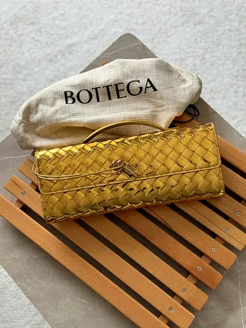 Bottega veneta premium quality gold handbag