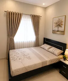 Room available for family or bachelors