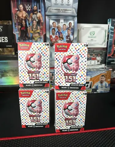 Pokémon Scarlet  Violet 151 Booster Bundles – Sealed ×4