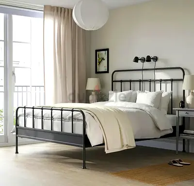 Queen sized bed