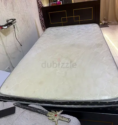 Mattress with bed
