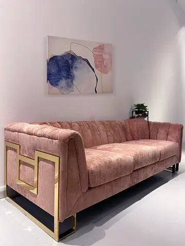 Contemporary  style Pink Sofa for sale