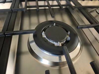 Siemens 5 gas burner, freestanding cooker with electric oven. 90 cm.