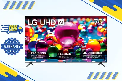 LG 75 Inch Class LG UHD AI UA77 4K Smart TV 2025 75UA7700