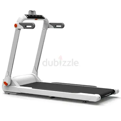 4HP DC Foldable Treadmill — Slim, 130cm Belt, 120kg, B/W