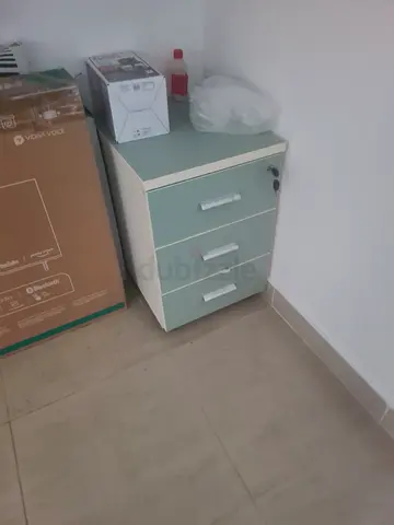 Modern 3 Drawer Office Pedestal Cabinet with Lock
