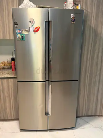 Samsung 4-Door French Door Refrigerator, Stainless Steel - Good Condition