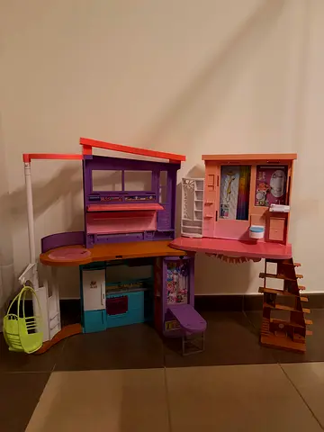 Barbie Doll House and Accessories