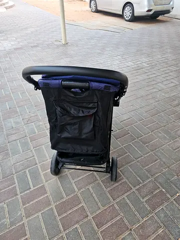 Blue and Black Lightweight Stroller