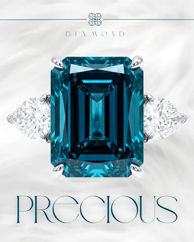 Stunning Diamond Ring 3.65ct Total | 18K White Gold | IGI Certified