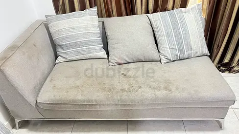 Grey sofa 6 seater used