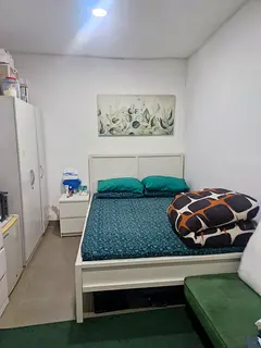 Room with attached washroom