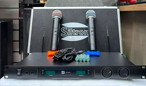Siltron 2 in 1 Wireless microphone set - Brand new