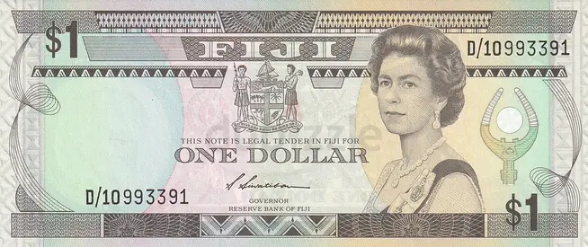 FIJI 1 DOLLAR BANKNOTE 1987