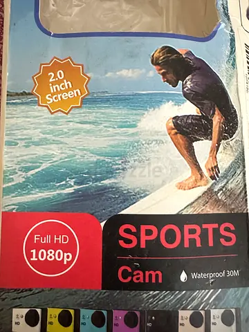 Waterproof Sports Action Camera 1080p with 2.0 Screen