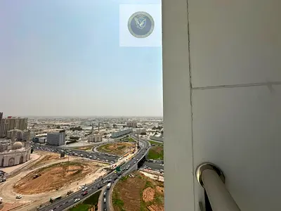 wo Bedroom Apartment for Annual Rent in Al Taawun Sharjah Dimas Two Master Rooms Laundry Room Storage Three Bathrooms Free Parking
