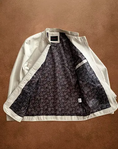 Elegant Lightweight All Season Formal Jacket. 100% Cotton.
